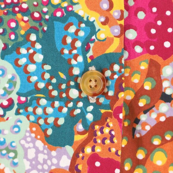 NWT KIKA VARGAS x TARGET Anemone Multicolor Floral Long Sleeve Mini Dress Sz S - Picture 6 of 9